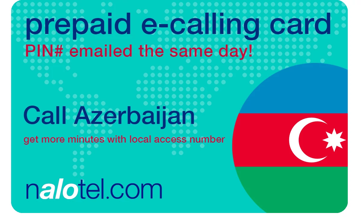 international phone card to azerbaijan from USA & Canada