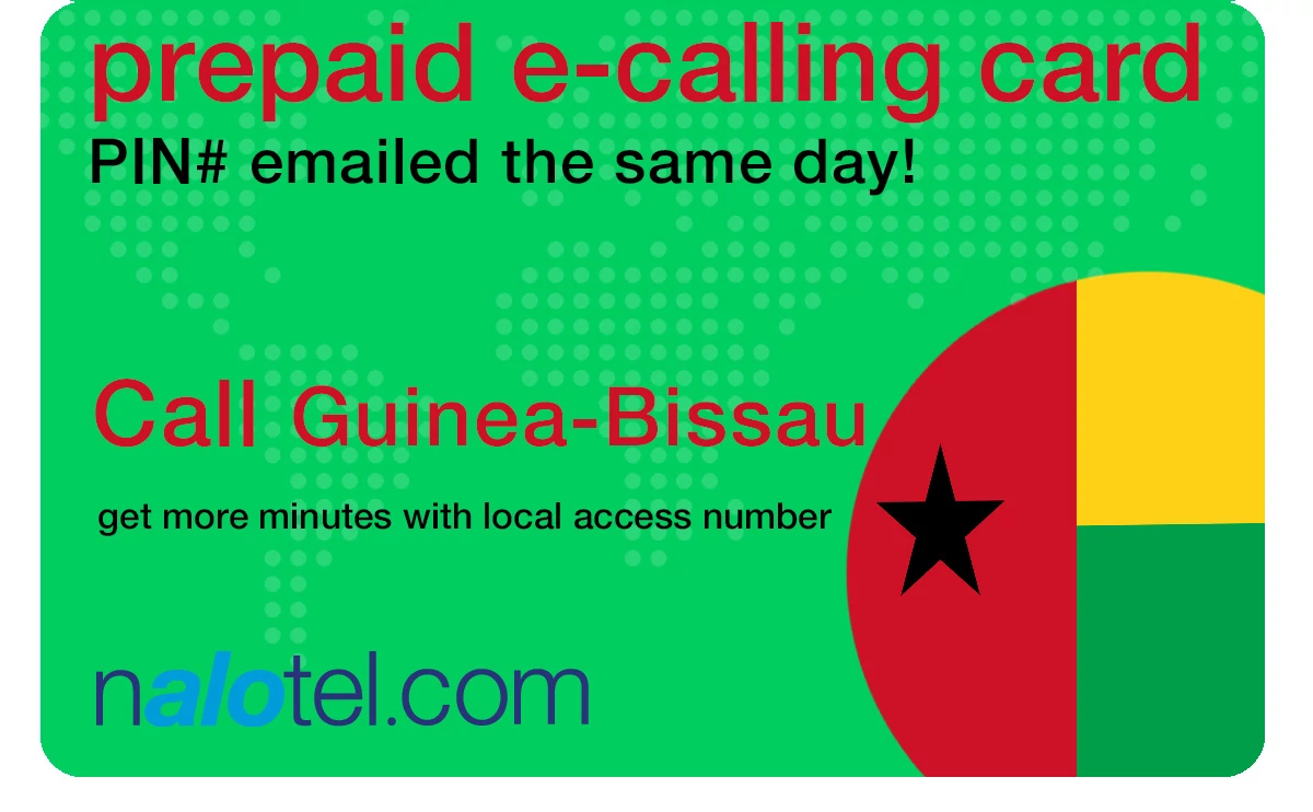 international phone card to guinea_bissau from USA & Canada