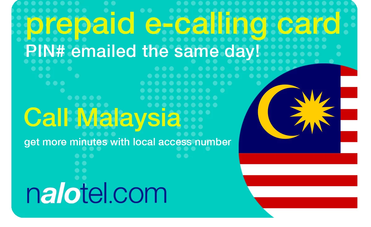 international phone card to malaysia from USA & Canada