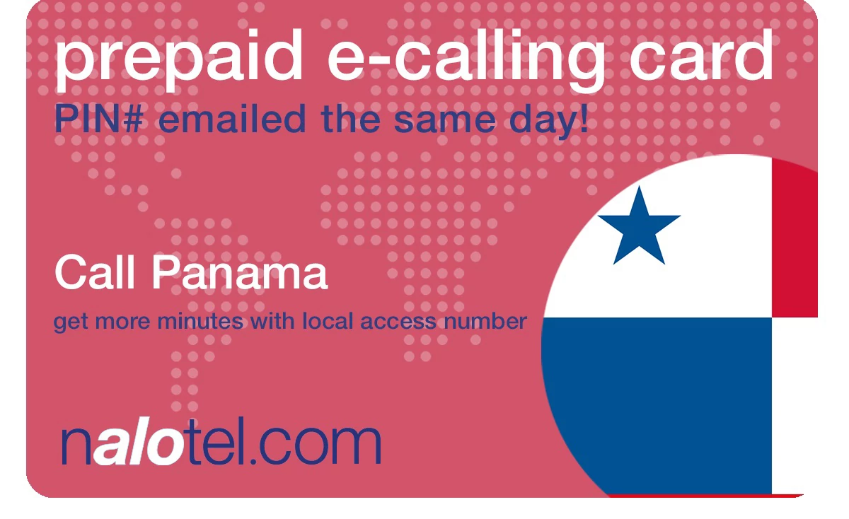 international phone card to panama from USA & Canada