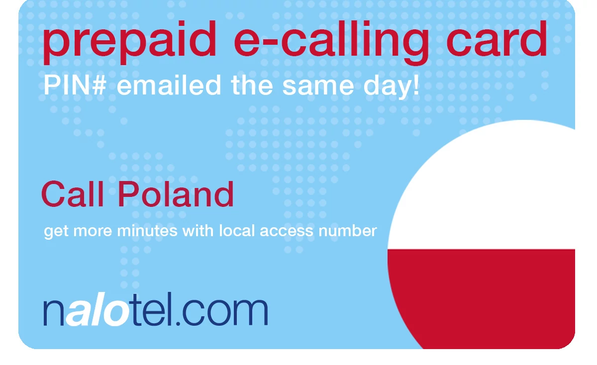 international phone card to poland from USA & Canada