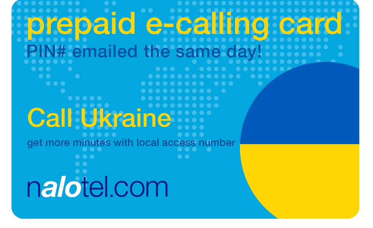 international phone card to ukraine from USA & Canada