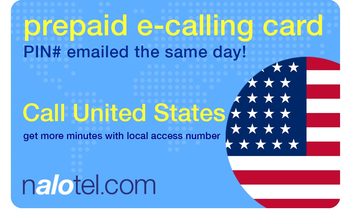 international phone card to united_states from USA & Canada