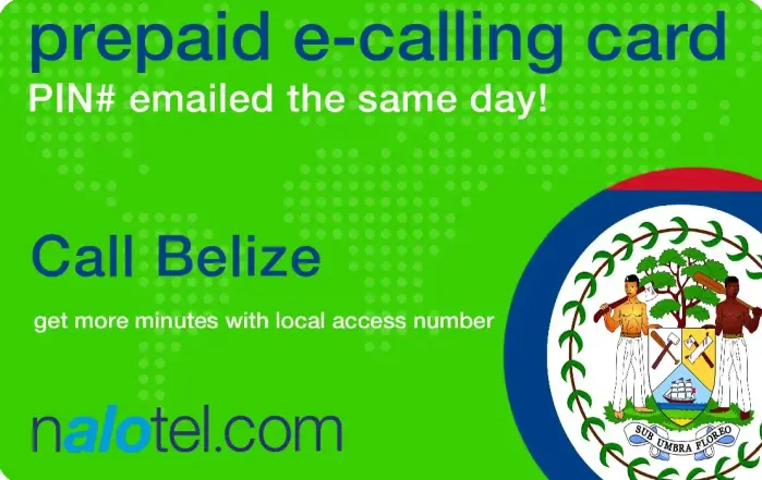 Belize Calling Card