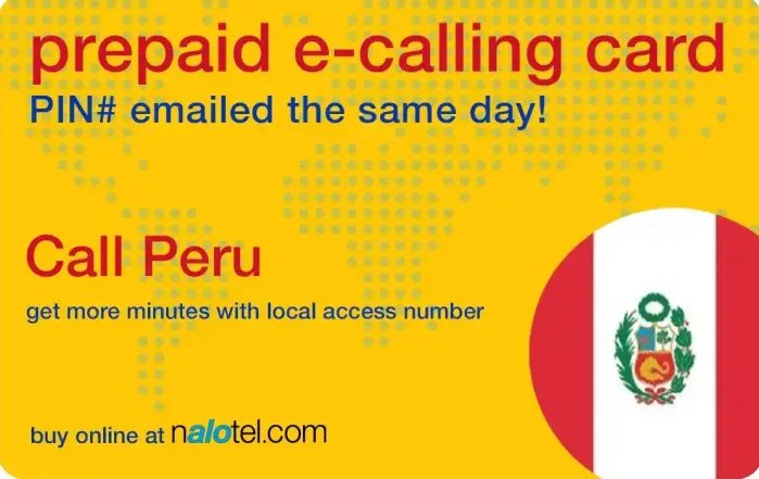 Peru Calling Card