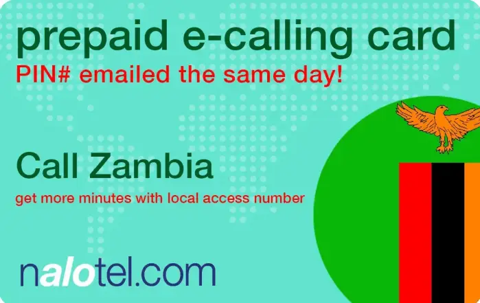 Zambia Calling Card